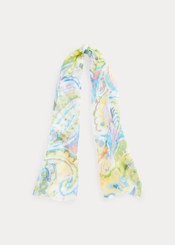 Women's Ralph Lauren Paige Ramie Scarf | 769105OWZ